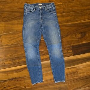 MOTHER Classic Blue Skinny Jeans